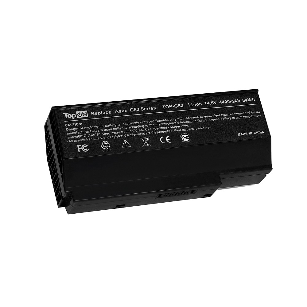 Аккумулятор для ноутбука Asus G53, G73, VX7 Series. 14.8V 4800mAh A42-G73, 90-NY81B1000Y