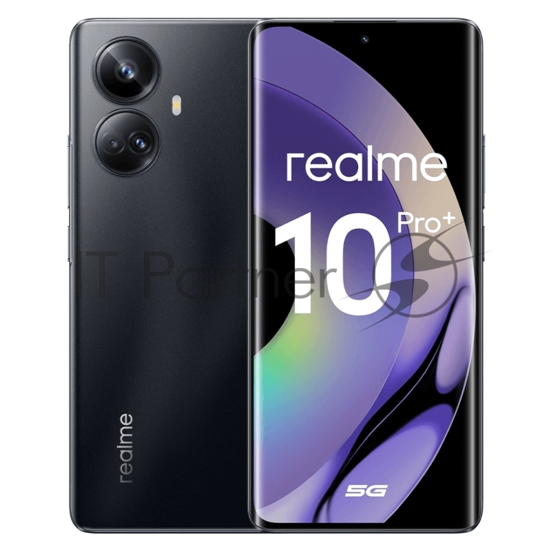 Смартфон Realme RMX3661 10 Pro 5G 128Gb 8Gb черный моноблок 3G 4G 2Sim 6.72 2400x1080 Android 13 108Mpix 802.11 a/b/g/n/ac/ax NFC GPS GSM900/1800 GSM1900 TouchSc Protect VidConf A-GPS microSD max1000Gb