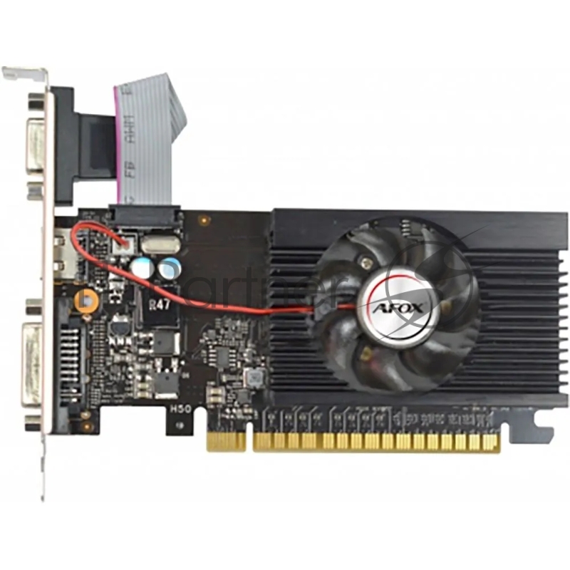 Видеокарта Afox GeForce GT710 4GB DDR3 64BIT DVI HDMI VGA LP SINGLE FAN (AF710-4096D3L7-V1) RTL