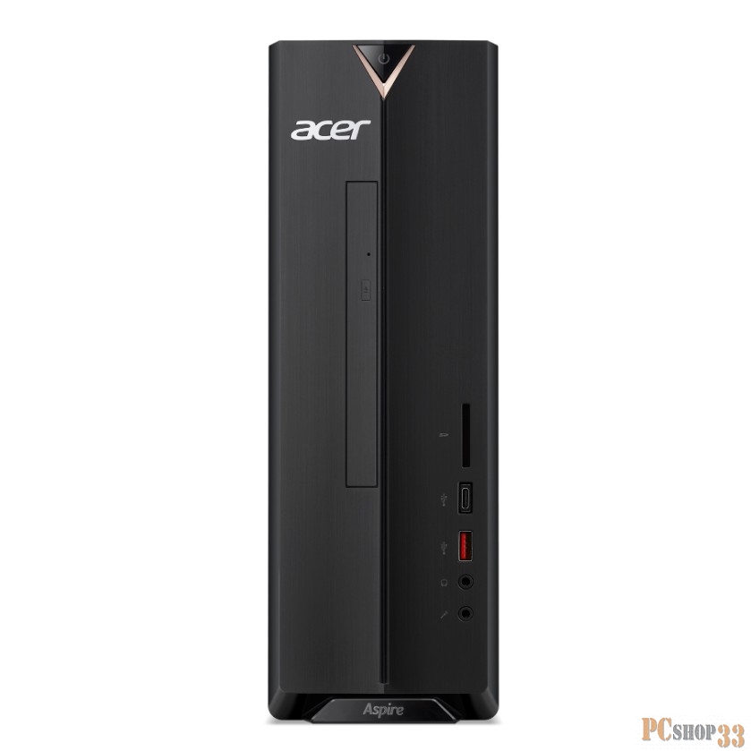 Компьютер Acer Aspire XC-1660 SFF i5 11400 (2.6) 16Gb 1Tb SSD256Gb UHDG 730 CR Windows 11 GbitEth WiFi BT 180W черный