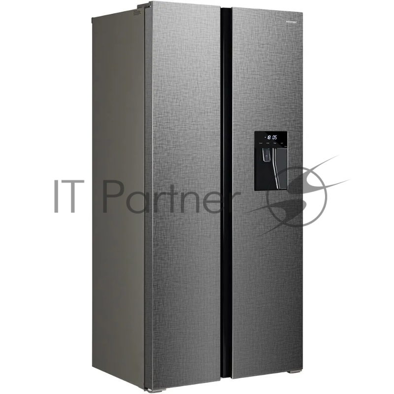 Холодильник NORDFROST RFS 484D NFXq inverter стальной лен