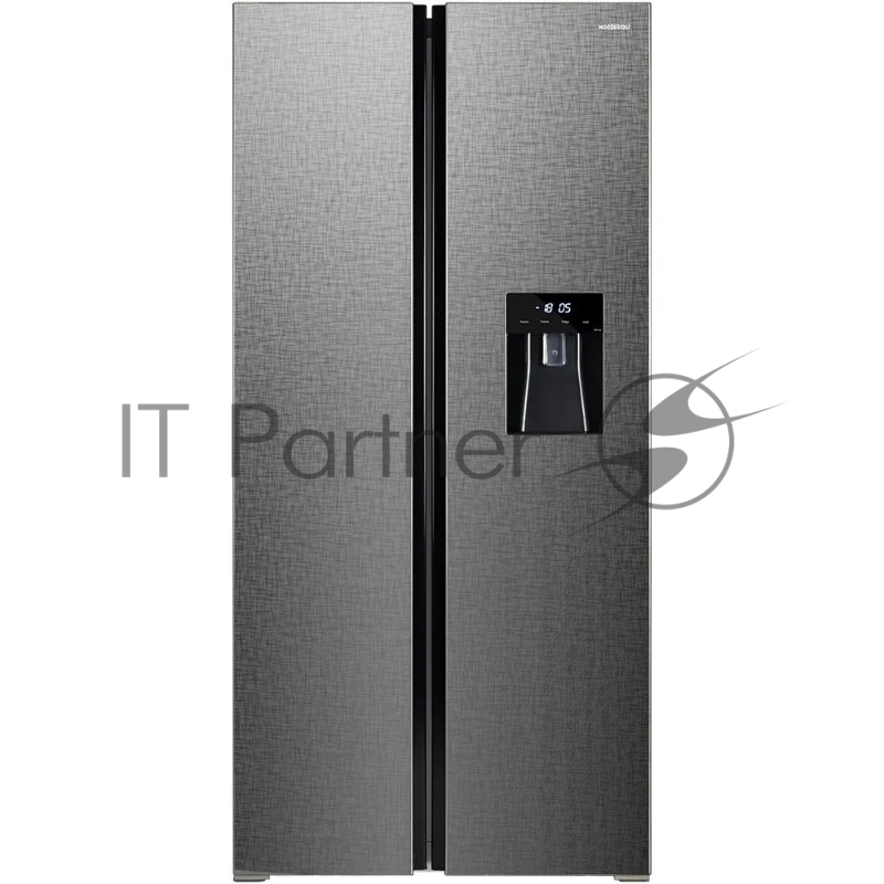 Холодильник NORDFROST RFS 484D NFXq inverter стальной лен