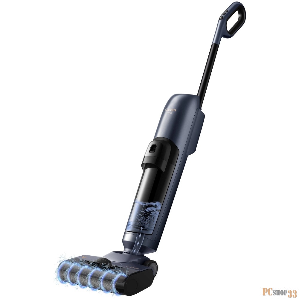 Вертикальный моющий пылесос Viomi Cordless Wet-Dry Vacuum Cleaner Cyber Pro Silver+Black