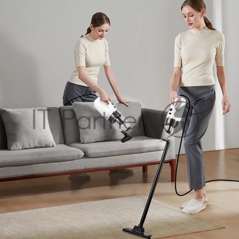 Пылесос ручной Kitfort КТ-5141 400Вт белый/черный