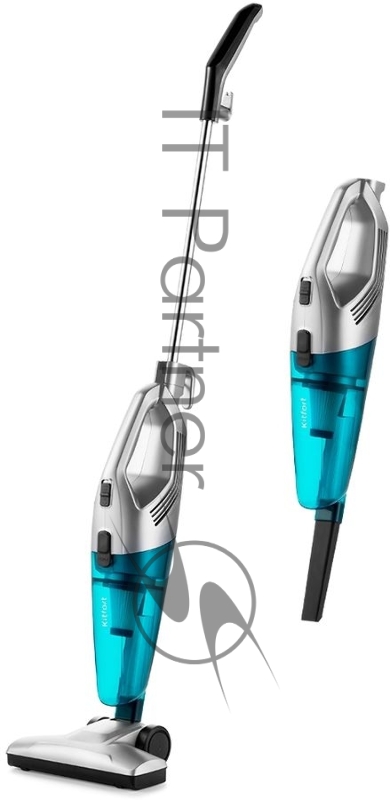 Пылесос ручной Kitfort КТ-5146 600Вт серебристый/голубой