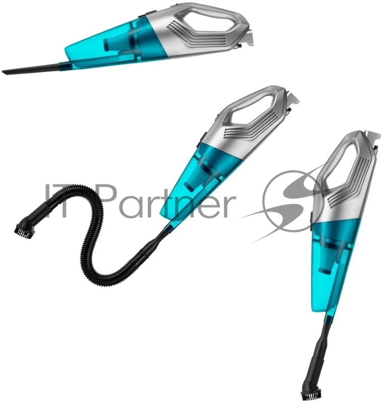 Пылесос ручной Kitfort КТ-5146 600Вт серебристый/голубой