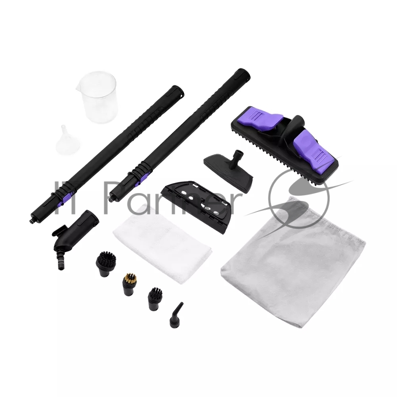 Пароочиститель ручной Kitfort КТ-9104-1 1500Вт фиолетовый/черный