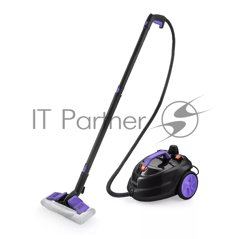 Пароочиститель ручной Kitfort КТ-9104-1 1500Вт фиолетовый/черный