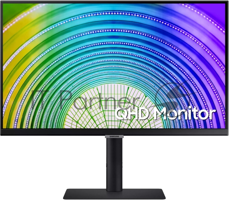 ЖК монитор Samsung S24A600UCI/ Samsung S24A600UCI 24 LCD IPS LED monitor, 2560x1440, 5(GtG)ms, 250 cd/m2, 75Hz, MEGA DCR (static 1000:1), 178°/178°, HDMI, DP, USB Hub USB-C(65W), HAS, VESA 100x100 mm, внутренний БП, ES8.0,TCO, black