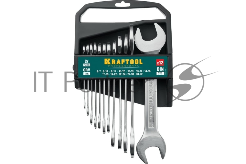 Набор рожковых гаечных ключей 12 шт, 6 - 32 мм, KRAFTOOL