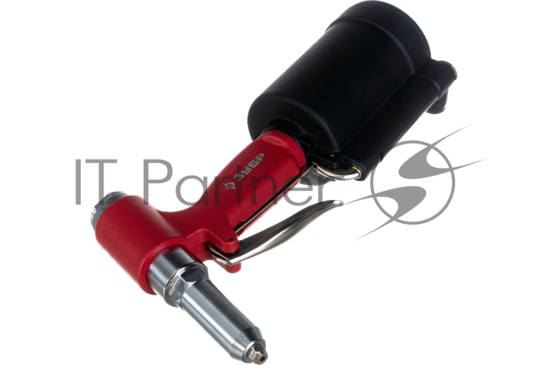 Заклепочник пневматический, корпус из алюминия, для заклепок из нержавеющей стали, 2,4-3,2-4-4,8мм, ЗУБР ПЗ-48