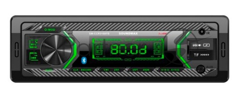Автомагнитола Soundmax SM-CCR3188FB 1DIN 2x45Вт