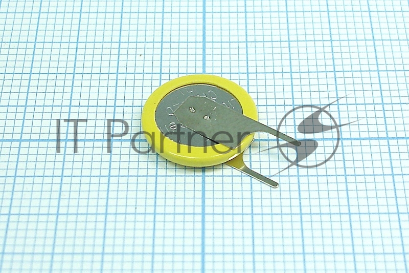 Батарейка CMOS CR1220 под пайку с плоскими контактами в одну сторону