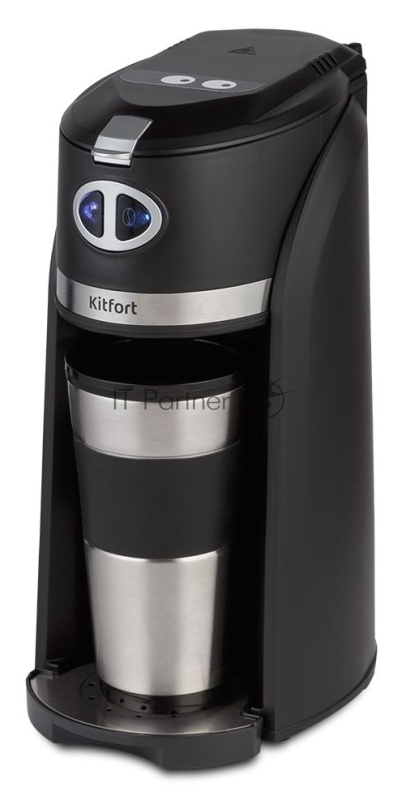 Кофеварка капельная Kitfort КТ-796 800Вт черный/нержавеющая сталь