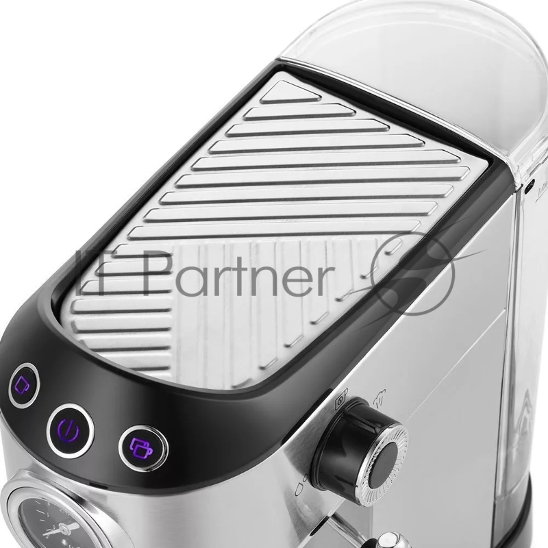 Кофеварка рожковая Kitfort КТ-7106 1450Вт нержавеющая сталь/синий