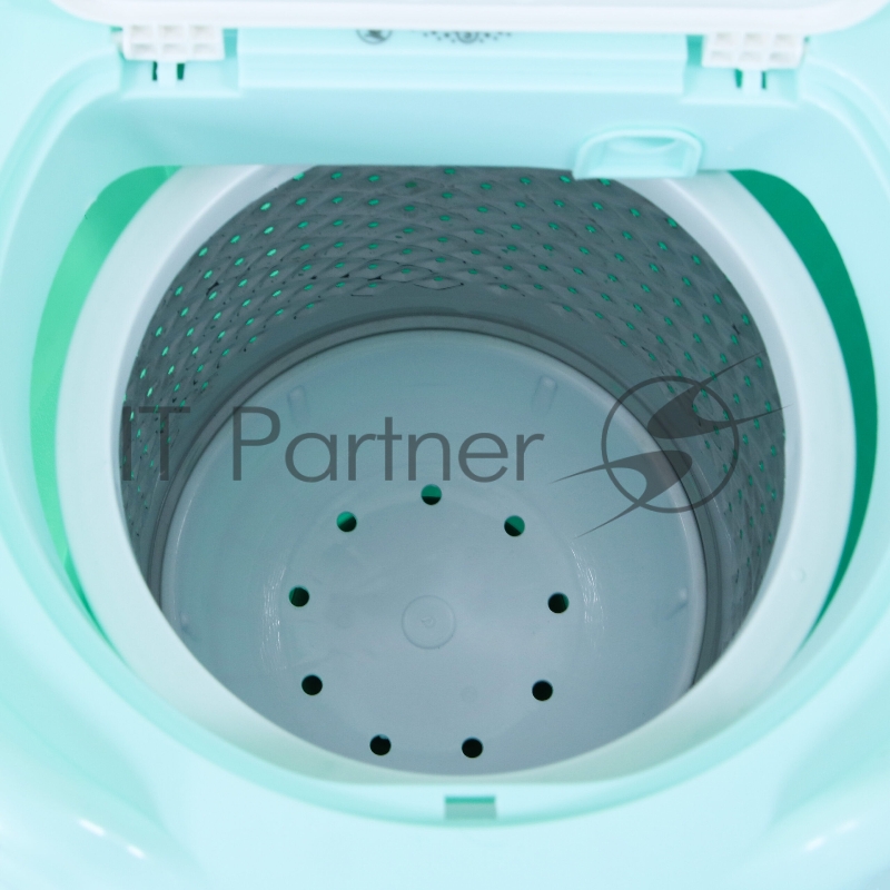 Центрифуга WILLMARK SD-36S (загрузка белья 3.5кг, 1350 об./мин.,барабан из нерж.стали) (Бирюзовый)