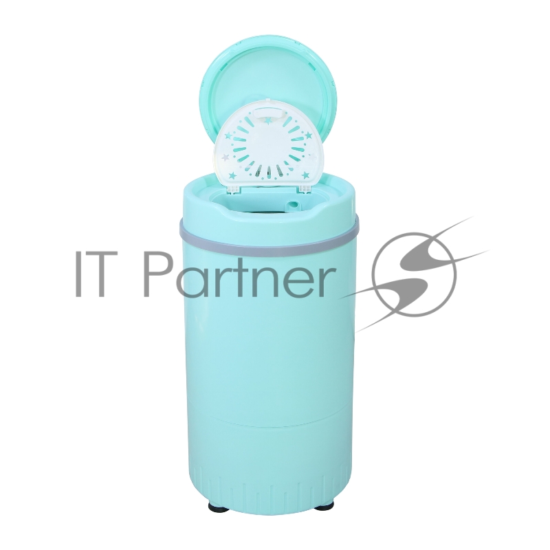 Центрифуга WILLMARK SD-36S (загрузка белья 3.5кг, 1350 об./мин.,барабан из нерж.стали) (Бирюзовый)