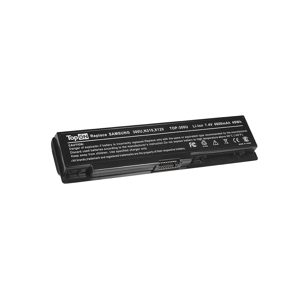 Аккумулятор для ноутбука усиленный Samsung 300U1A, 300U1Z, N310, N315, NC310 Series. 7.4V 6600mAh AA-PB0TC4A, AA-PLOTC6Y
