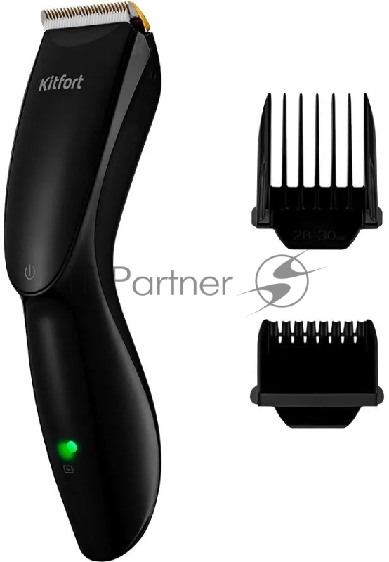 Машинка для стрижки Kitfort КТ-3117 черный 8Вт (насадок в компл:7шт)