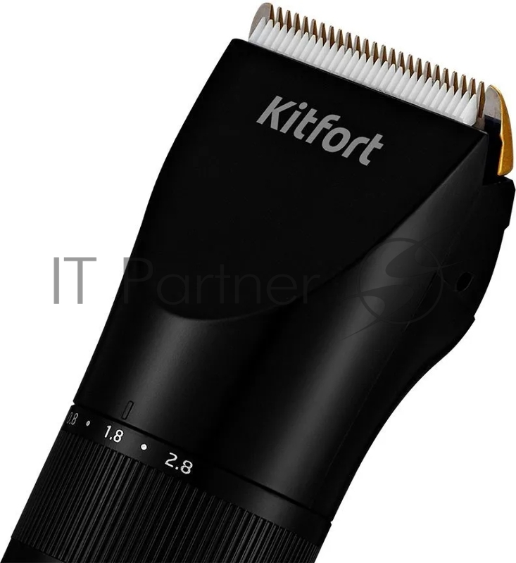 Машинка для стрижки Kitfort КТ-3118 черный 8Вт (насадок в компл:7шт)