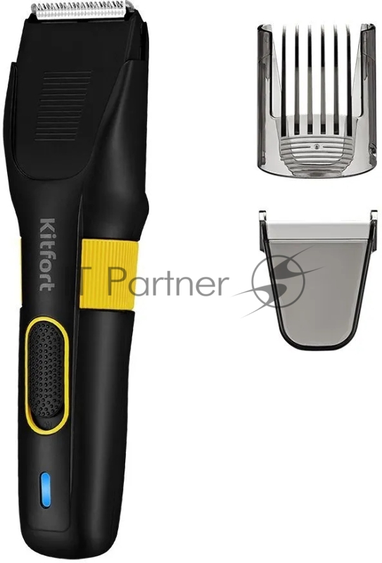 Машинка для стрижки Kitfort КТ-3130-1 черный/желтый 5Вт (насадок в компл:2шт)