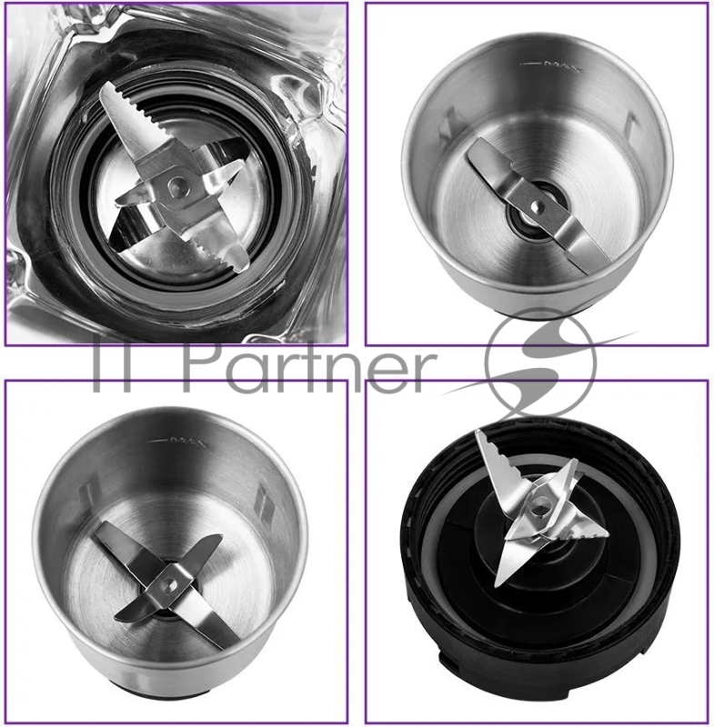 Блендер стационарный Kitfort КТ-3078 350Вт нержавеющая сталь/черный