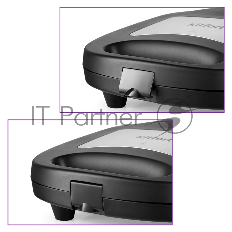 Вафельница Kitfort КТ-1660 700Вт черный