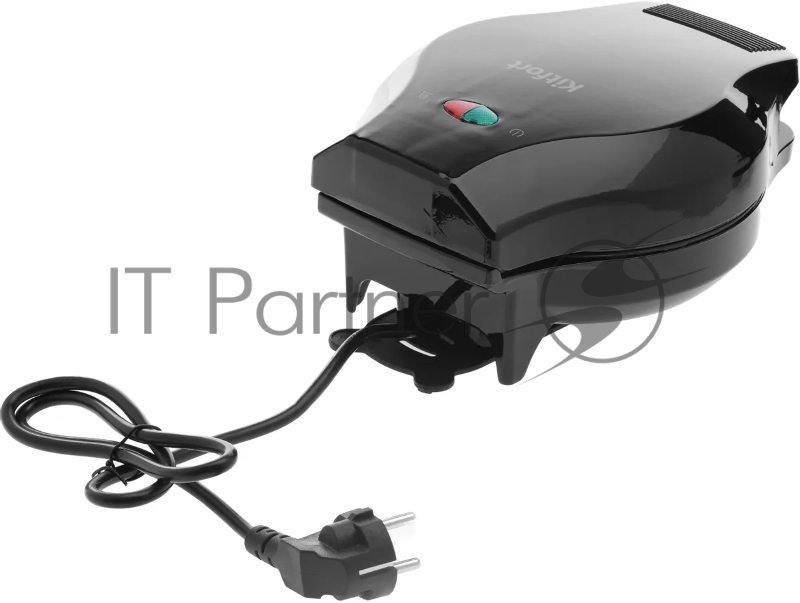 Вафельница Kitfort КТ-1664 1000Вт черный