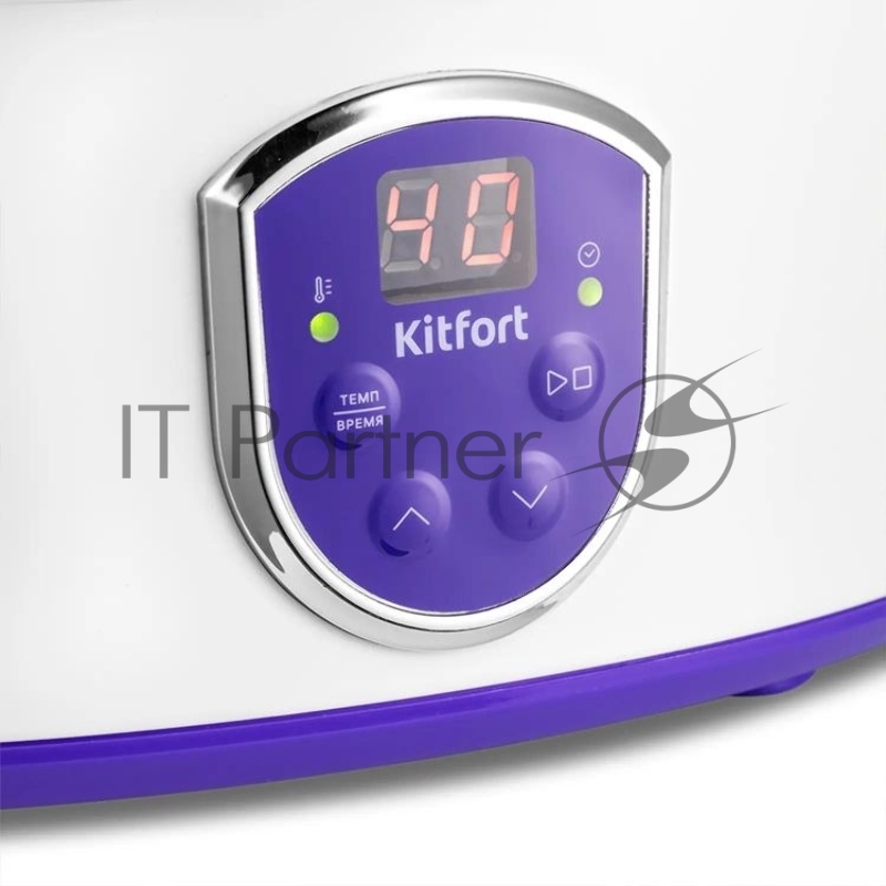 Йогуртница Kitfort КТ-2088-1 20Вт белый/фиолетовый
