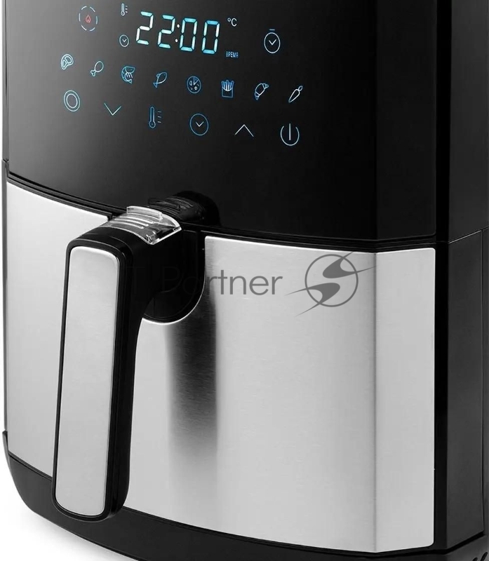 Аэрогриль Kitfort КТ-2239 1700Вт черный/серебристый