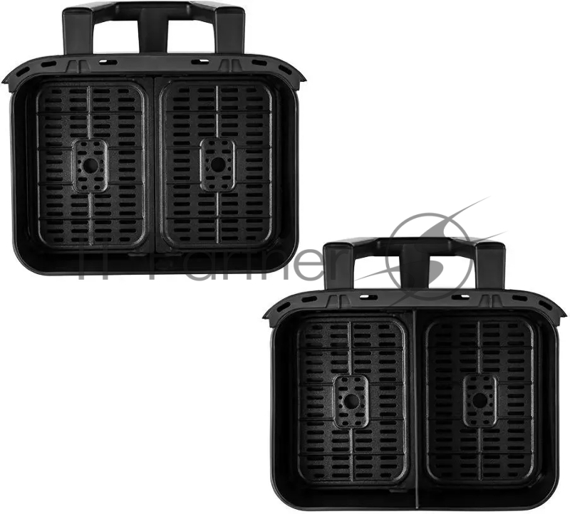 Аэрогриль Kitfort КТ-2247 2850Вт черный/серебристый