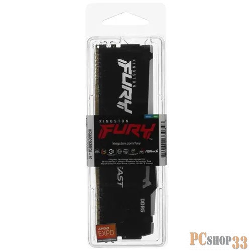 Оперативная память 16GB Kingston DDR5 6000 DIMM FURY Beast RGB EXPO Gaming Memory KF560C36BBEA-16 Non-ECC, CL36 , 1.35V, 1RX8 36-38-38 288-pin 16Gbit, RTL