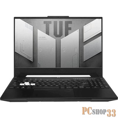 Ноутбук ASUS TUF Dash FX517ZR GAMING Core i7-12650H 512GB SSD 16GB 15.6 (1920x1080) 144Hz NVIDIA RTX 3070 8192MB OFF BLACK Backlit RU KeyboardNo OS