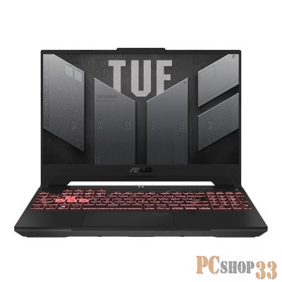 Ноутбук ASUS TUF Gaming FX507ZM-HN116 Core i7-12700H/16GB/1Tb SSD/15.6 FHD (1920x1080) 144Hz/ NVIDIARTX 3060 /Backlit RUS/EN Keyboard /GRAY/No OS/
