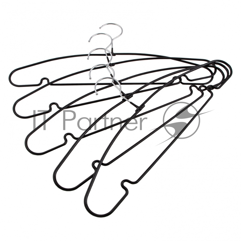 Вешалка для легкой одежды с прорез. противоскользящим покрытием 40 см, 5 шт., Home// Palisad