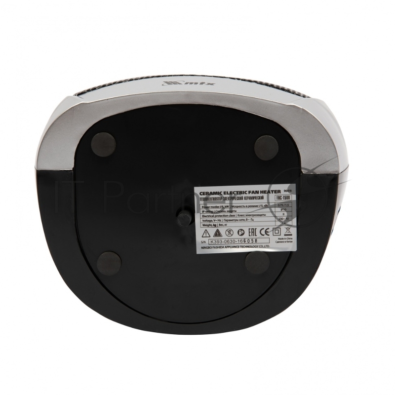 Тепловентилятор электр. керамический FHC-1500, 3 реж., вентилятор, нагрев 750/1500 Вт// MTX