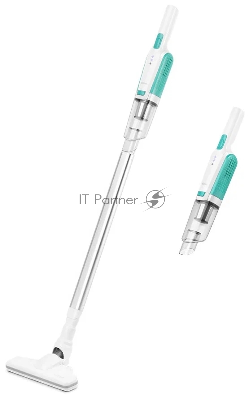 Пылесос ручной Kitfort КТ-5133 90Вт белый/салатовый