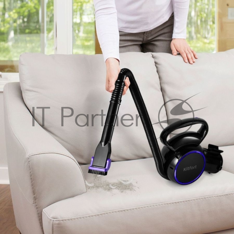 Пылесос ручной Kitfort КТ-5134 120Вт черный