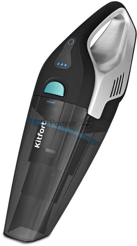 Пылесос ручной Kitfort КТ-5147 100Вт черный/бирюзовый