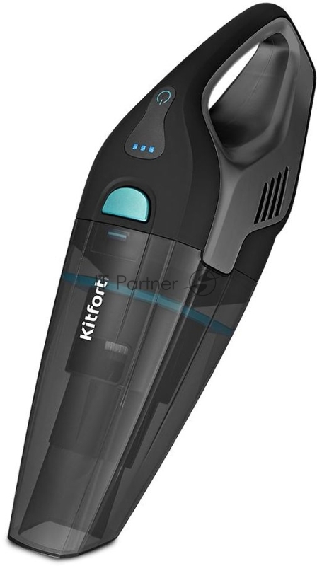 Пылесос ручной Kitfort КТ-5148 150Вт черный/бирюзовый