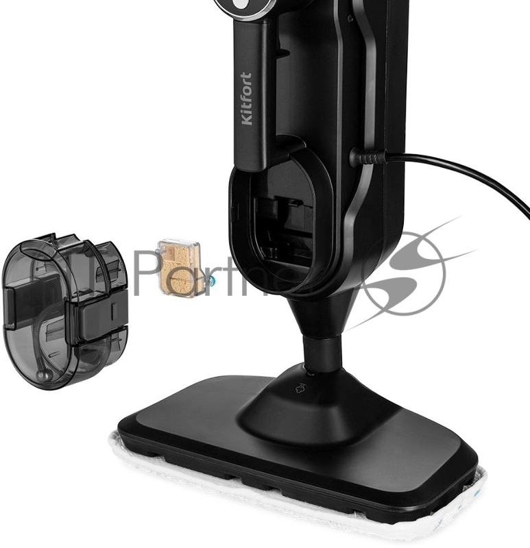 Швабра паровая Kitfort КТ-1018 1300Вт черный