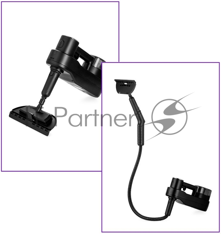 Швабра паровая Kitfort КТ-1018 1300Вт черный