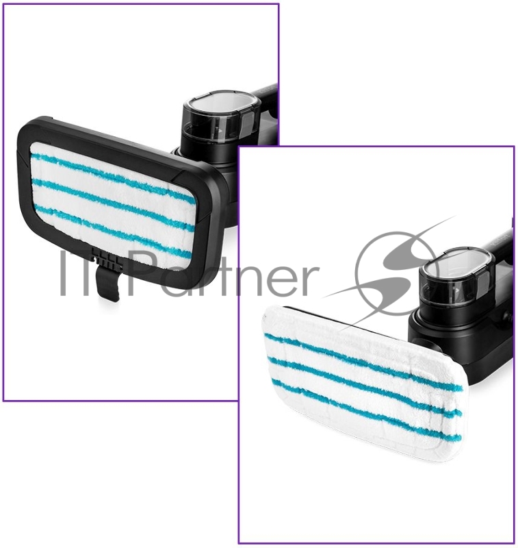 Швабра паровая Kitfort КТ-1018 1300Вт черный