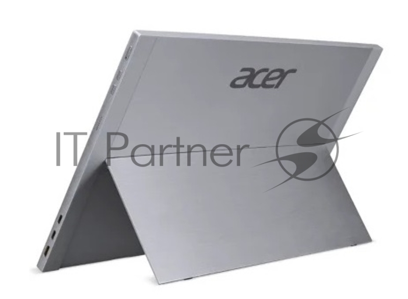 Монитор 15,6 ACER PM168QKTsmiuu OLED UltraThin Silver 10 point MultiTouch, 16:9, OLED, 3840x2160, 1ms, 400cd, 60Hz, 1xMiniHDMI + 2xType-C(20W), 1Wx2, HDR 400, Delta E<2