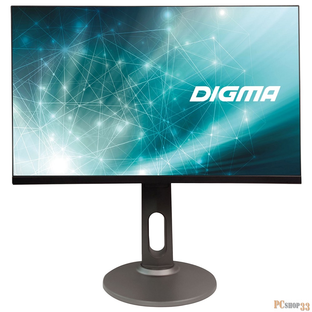 Монитор Digma 23.8 DM-MONB2408 черный IPS LED 5ms 16:9 HDMI M/M матовая HAS Piv 1000:1 250cd 178гр/178гр 1920x1080 DP FHD USB 4.8кг