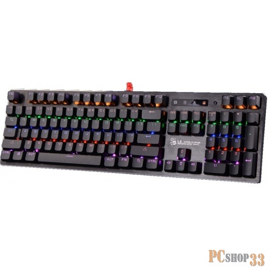 Клавиатура A4Tech Bloody B820R механическая черный USB for gamer LED (B820R BLACK (RED SWITCH))