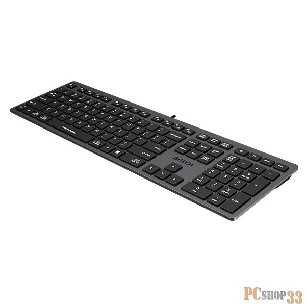 Клавиатура A4Tech Fstyler FX50 серый USB slim Multimedia (FX50 GREY)