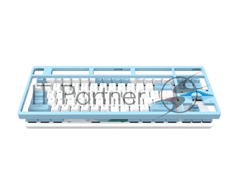 Клавиатура механическая проводная Dareu A87L Swallow (голубой, серия ласточка), 87 клавиш, подключение USB - TypeC, раскладка ENG/RUS