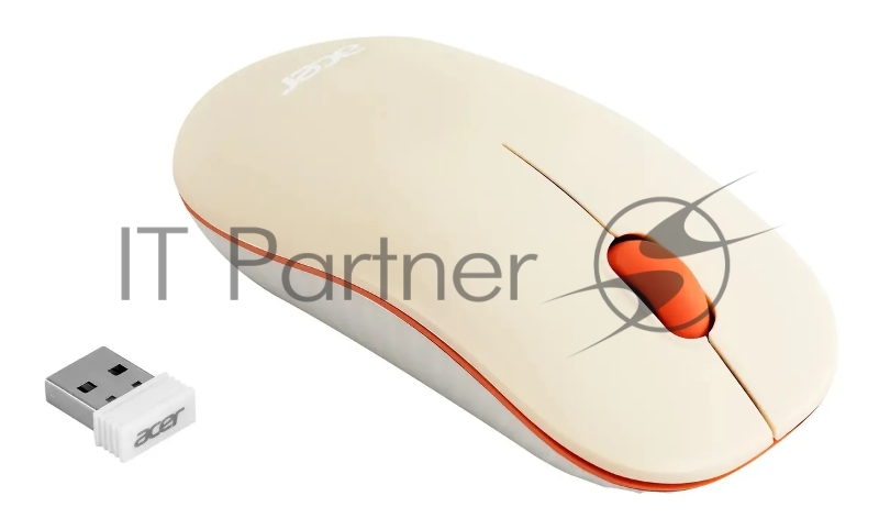 Клавиатура + мышь Acer OCC200 клав:бежевый мышь:бежевый USB беспроводная slim Multimedia