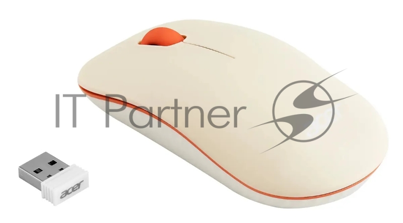 Клавиатура + мышь Acer OCC200 клав:бежевый мышь:бежевый USB беспроводная slim Multimedia